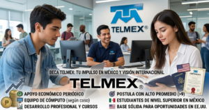 Beca Telmex 2026 requisitos y cómo aplicar